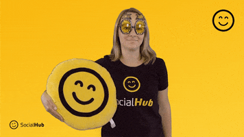 Happy Smiley Face GIF by SocialHub
