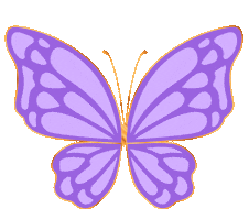 Purple Butterfly Fly Sticker by Bel Diniz