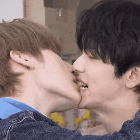 Gay Kiss GIF
