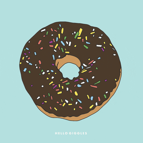 Chocolate Donut GIF by HelloGiggles