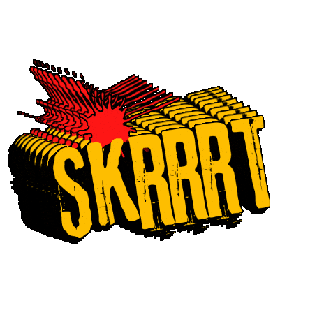 SKRRRT Sticker