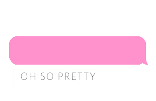 OH SO PRETTY Sticker