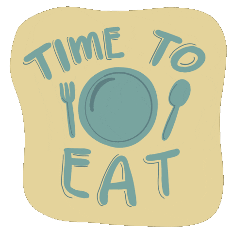 Hungry Lets Eat Sticker by beyondsushinyc