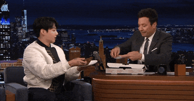 Jung Kook Cheers GIF by The Tonight Show Starring Jimmy Fallon
