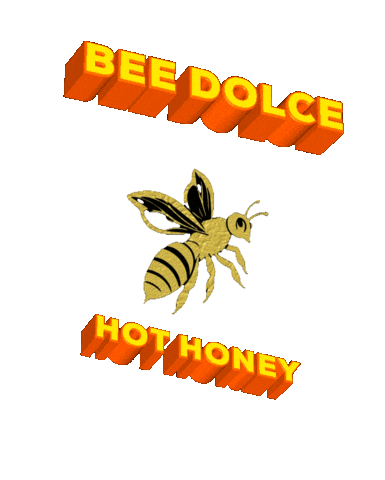 Hot Honey Sticker by Bee Dolce Hot Honey