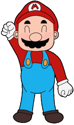 Super Mario Illustration Sticker by studioemery