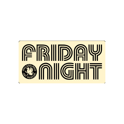 Date Night Friday Sticker by Philadelphia Art Museum