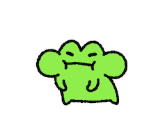 Angry Doodle Sticker