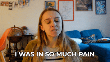 Hurting So Much Pain GIF by HannahWitton