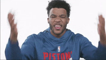 Excited Lets Go GIF by Detroit Pistons