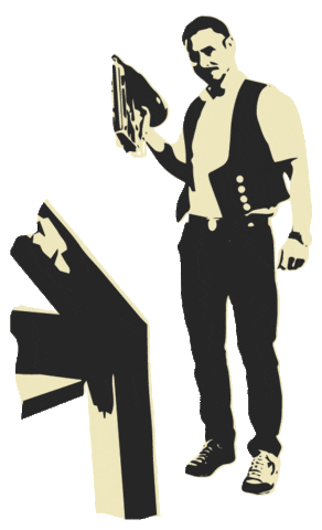 Oben ist das neue Vorn Sticker