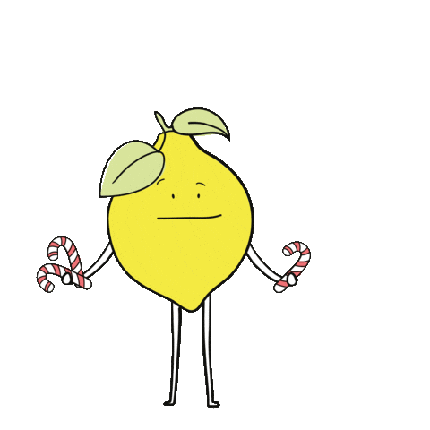 Christmas Lemon Sticker