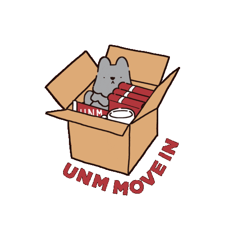 Move In New Mexico Sticker by UNM