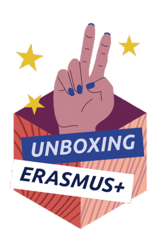 Stars Peace Sticker by ErasmusPlus DAAD