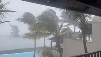 Debris Sent Flying as Tropical Cyclone Freddy Nears Mauritius