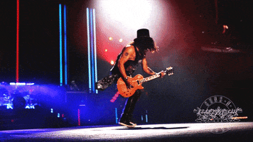 Axl Rose Guitar GIF by Guns N' Roses