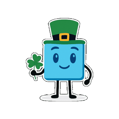 Glass Clover Sticker by Vitro