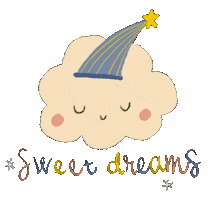 Sleepy Sweet Dreams Sticker by Kooky Chooky