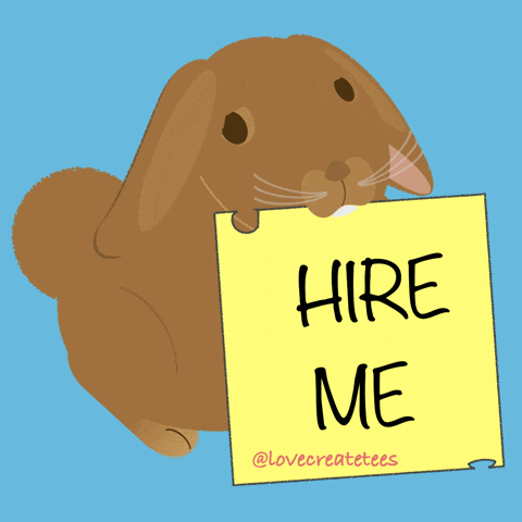 Work Rabbit GIF