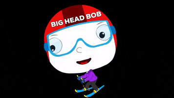 Happy Big Head GIF by BigHeadBob.com