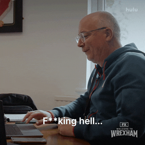 Fx Networks Omg GIF by Welcome to Wrexham