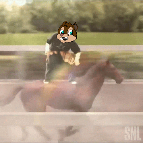 Horse Jumping GIF by ChipPunks