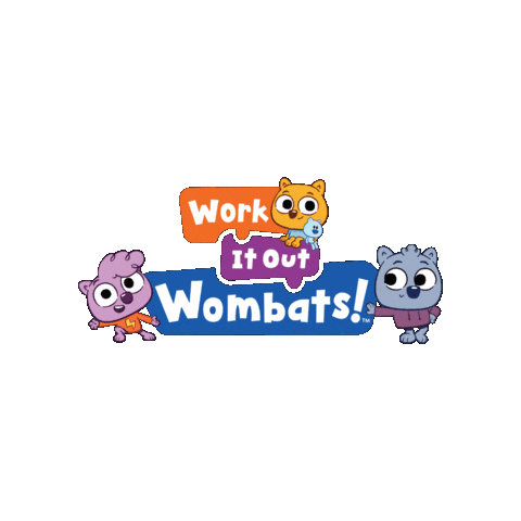 Work It Out Wombats! Sticker