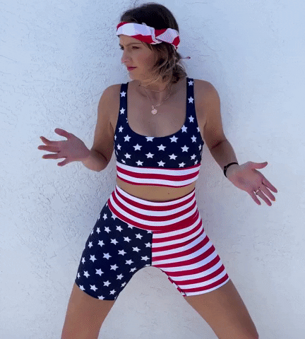 4Th Of July Dancing GIF by Loryn Powell