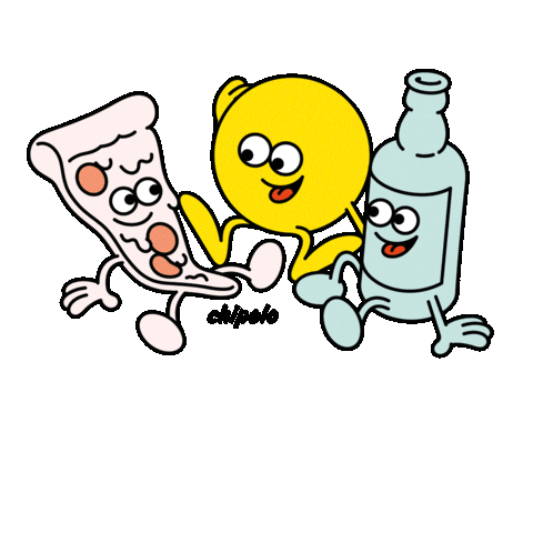 Pizza Enjoy More Sticker by Chipolo_tm