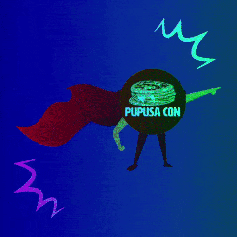 Superpower Pupusas GIF by Whats That Youre Cookin?