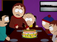 funny blowing out candles gif