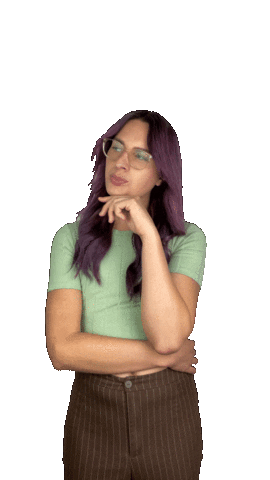 Confused Thinking Sticker by Leni Bolt