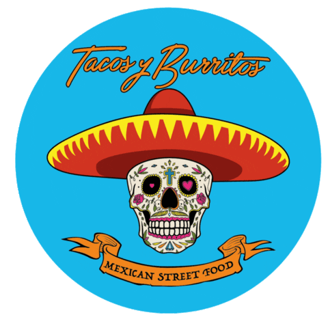 Tacos Y Burritos Sweden Sticker