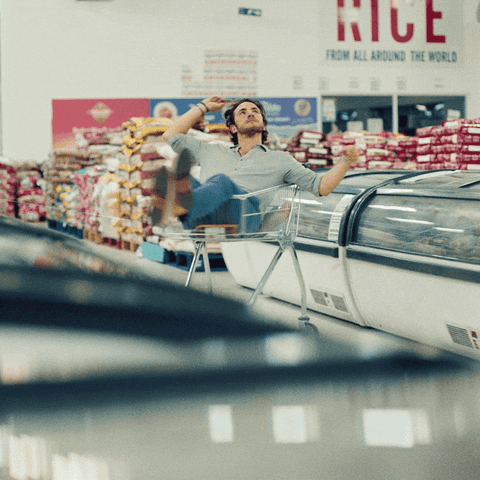 Supermarket Trolley GIF by Jack Savoretti