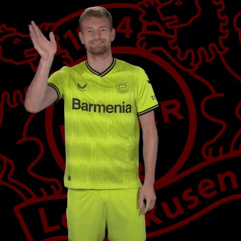 Wave Goodbye GIF by Bayer 04 Leverkusen