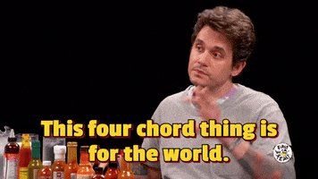 John Mayer Hot Ones GIF by First We Feast