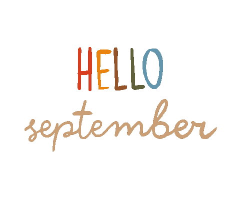 Happy September Sticker for iOS & Android | GIPHY