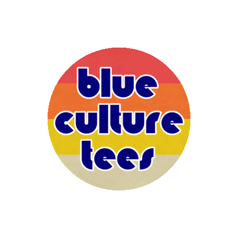 Blue Culture Tees Sticker