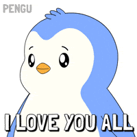 I Love You Wow GIF by Pudgy Penguins