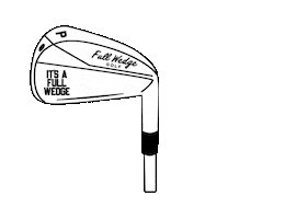 Full Wedge Golf Sticker