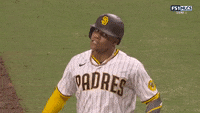 San diego padres batflip wil myers GIF - Find on GIFER