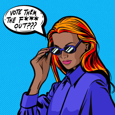 Vote them the fuck out? Oh, yes we will.