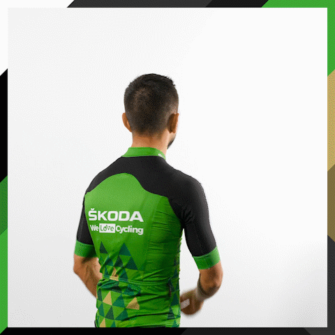 Proud Serious GIF by Škoda We Love Cycling France