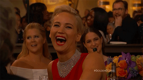 Jennifer Lawrence Golden Globes 2016 GIF by mtv - Find & Share on GIPHY